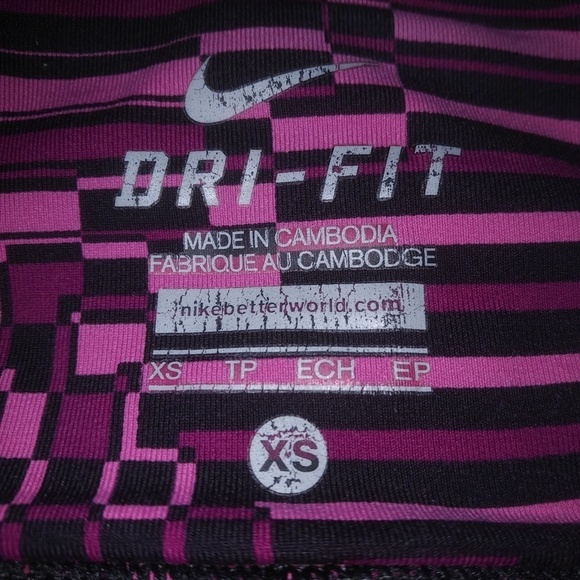 2/25 NIKE Epic Clash Luxe Running Capris Legging Tights Dri FIT Women's XS - Picture 11 of 12